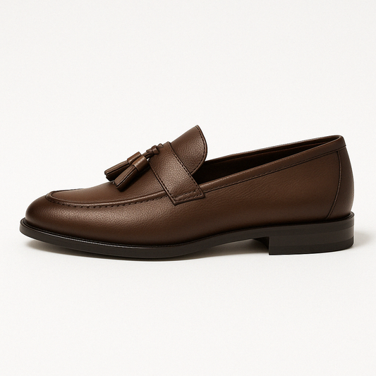 Relaxed Leather Loafers